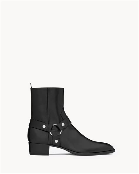 ysl wyatt harness boots replica|st laurent wyatt harness.